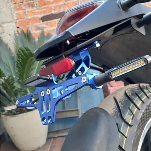 Support de plaque moto Yamaha MT-07 avec support clignotant ajusté