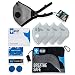RZ M2.5 Dual Strap Mesh Dust/Air Filtration Mask Bonus Pack Mask Washable New Adjustable Straps Allergy/Asthma/Construction/Woodworking/Pollution/Adult (Large (125lbs - 215lbs), Navy)