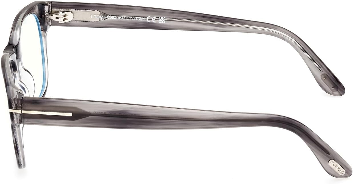Tom Ford Eyeglasses FT 5898 -B 020 Grey/Striped/Shiny Grey