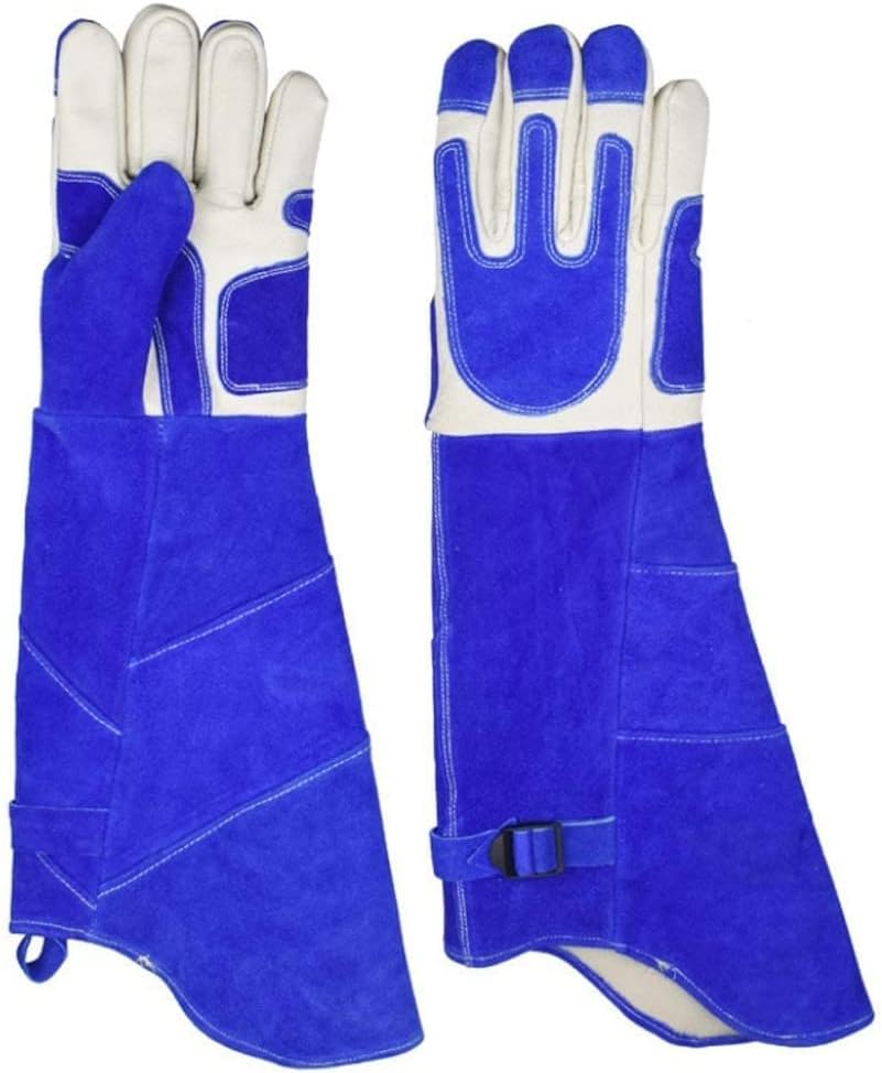 動物取り扱い手袋動物保護手袋かみ傷防止21.6In爬虫類保護手袋ペット猫トカゲ鳥オウムのための安全で耐久性のある噛み付き防止トレーニ