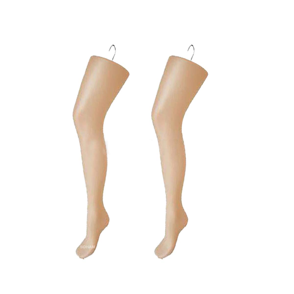 KALSUTANSHI ᵀᴹ : Female Leg Mannequin Dummy Display Hangers Jeans Legging Pants Socks (Skin, 01)