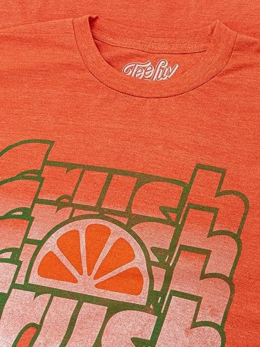Tee Luv Men's Orange Crush Logo Shirt - Vintage Crush Soda Gradient Graphic Tee2
