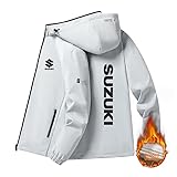 Capuche amovible, style simple et généreux, polyvalent, fermeture éclair de haute qualité, détails artisanaux soignés, poignets élastiques, s'ajuste au poignet, coupe-vent et respirant. Poche zippée anti-perte, poche zippée de grande capacité, sûre et pratique, rangement pratique.