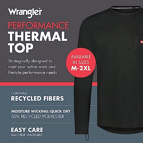 Wrangler - Mens Thermal Long Sleeve Shirt Thermal Underwear for Men2
