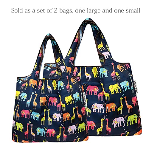 Image of allydrew Large Foldable Tote Nylon Reusable Grocery Bag