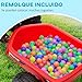 Imagen de HOMCOM Quad Eléctrico para Niños con Remolque a Batería 6V