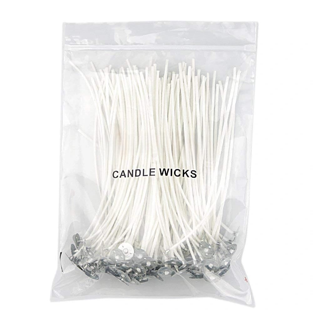 Sponsored Ad – 100 Piece Cotton Candle Wick 15CM Pre-Waxed and Tabbed