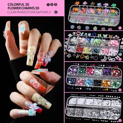 FANDAMEI Nail Art Kit, 54 Piezas con Esmaltes y Brochas miniatura 4
