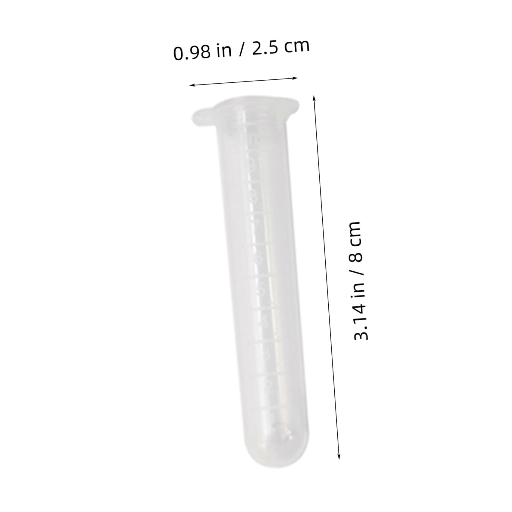 BEBEMOKO 10Pcs Transparent Needle Organizer Tubes Durable Plastic Sewing Needle Storage Holder for Crafts Beads and Parts Easy to Carry and Store for Sewing and Knitting