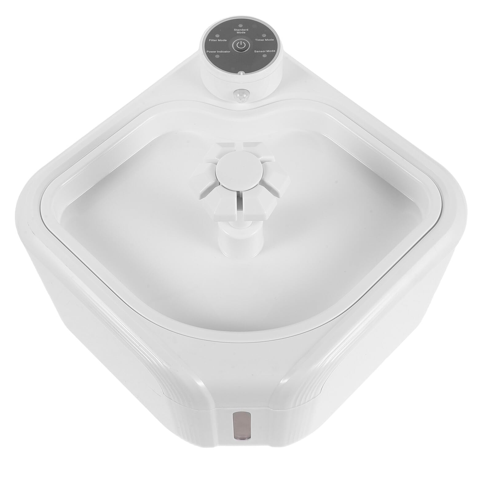 Fontana Gatti Automatica con Rilevamento, Abs Bianco