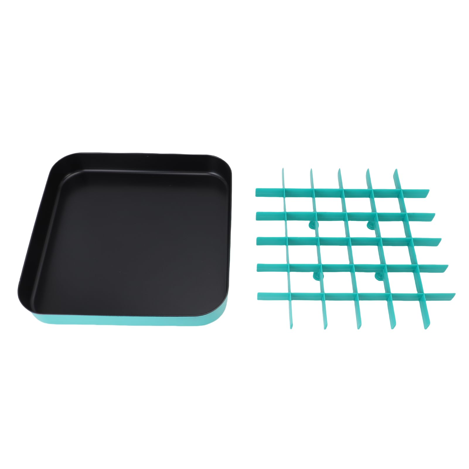 Jeffergarden Tortiera in Acciaio Inossidabile con Divisore e Coperchio, Stampo per Torte da Forno 31 X 31 Cm, Teglia per Mousse di Grande Capacità per Torte a Strati, Dessert Al Cioccolato e