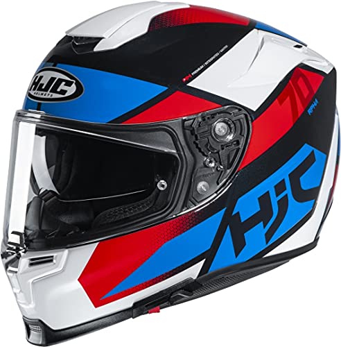 Casco moto HJC RPHA 70 DEBBY MC21, Nero/Bianco/Blu/Rosso, M