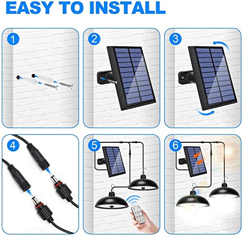 Lampada solare esterna a doppia testa con 78 LED