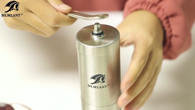 MLMLANT Kaffeemühle manuell mit Kegelmahlwerk | Kaffeemühle Hand - Handkaffeemühle aus Edelstahl | Espressomühle… – Bild 8