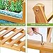 OGORI Bamboo Ladder Plant Stand 3-Tier Foldable Organizer Flower Display Shelf Rack for Home Patio Lawn Garden Balcony