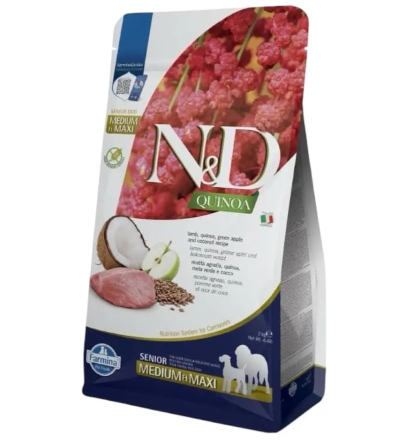 FARMINA ND Dog Quinoa Senior Cordero Med Maxi 7KG
