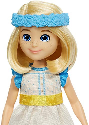 Dreamworks Spirit GXF65 - frei und ungezähmt" Puppe Abigail (18cm) mit Kleid, Blumenkrone und Pferd Boomerang (20cm), Blumengirlande, Sattel und Bürste, tolles Geschenk für Kinder ab 3 Jahren – Bild 4