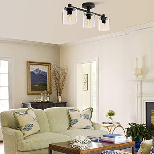 Pathson Industrial Pendant Lighting Fixture with Glass Shade for Hallway
| Pathson 3-Light Semi Flush Mount Ceiling Light for Kitchen Bar
| Pathson Ceiling Chandelier Lamp with Glass Shade for Loft