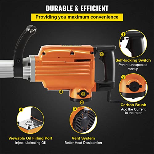 BuoQua Elektro-Abbruchhammer 65A, 230V / 50Hz Hochleistungs Betonbrecher Schweißer Spot 1500W Punktschweißgerät Schöne… – Bild 7