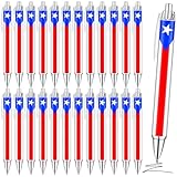 Sayglossy 36 Pcs Puerto Rico Party Souvenirs Gifts Puerto Rico Flags Ballpoint Pens for Pr Patriotic Anniversary Veterans Day Party Favor