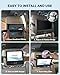 FANGOR 7.5 Inch Dual Portable DVD Player for Car, Car DVD Player Dual Screen Play a Same or Two Different Movies with Headrest Strap, Support Last Memory, AV Out/in, USB/SD Card, All Regions