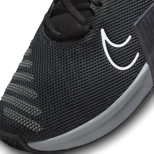 Nike Metcon 9 Men's Workout Athletic Sneakers, Black White Anthracite Smoke Grey, 9.5