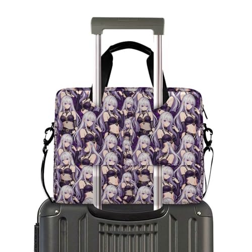 Bolsa cruzada para laptop 15.6" con asa y correa miniatura 4