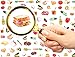 Nail Stickers Decals (6 Sheets) FLONZNAIL Streetfood Burgers Drinks Illustration Nail DÃ©cor