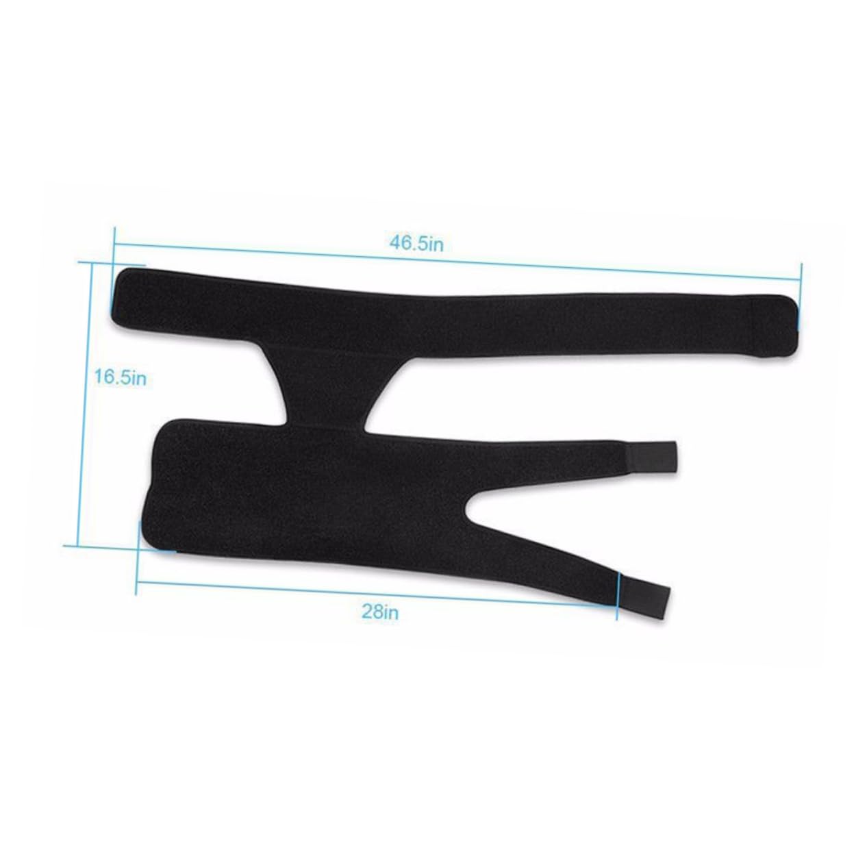 CLISPEED 1pc Thigh Supporter Waist Fitness Belt Comfortable Lumbar Support Wrap for Weightlifting Gym Workouts and Active Lifestyles Black Red Thigh Brace