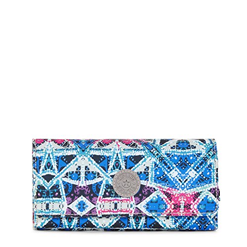 Kipling New Teddi Printed Wallet Wallet, Brightside Sky, One Size