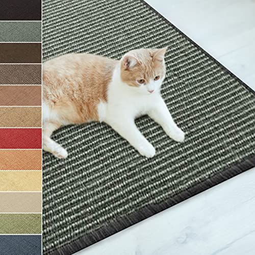 casa pura Sisalteppich Natural Line | ideal als Kratzmatte für Katzen | schadstofffrei &...