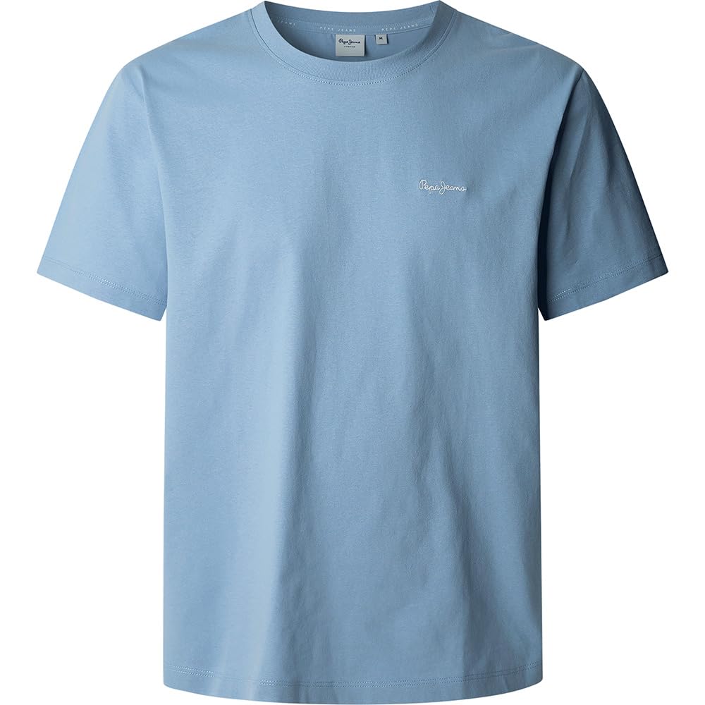 Pepe Jeans Men's Contrast Connor T-Shirt, Blue(SOHO Blue), XXL