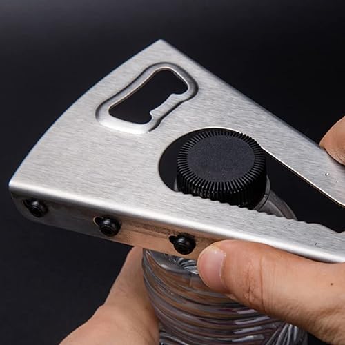 Miniatura 9 de DOITOOL Herramienta de abridor de botellas abridor de tarros de acero inoxidable para manos débiles, artritis, mujeres, ancianos, para abrir