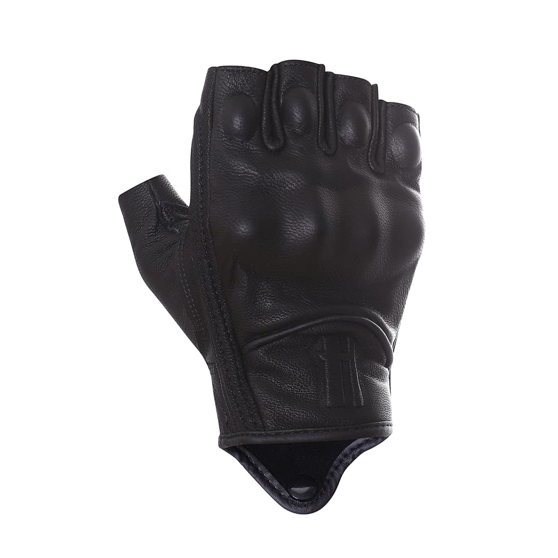 Harssidanzar Guanti da moto touchscreen da uomo in pelle di capra GM037EU