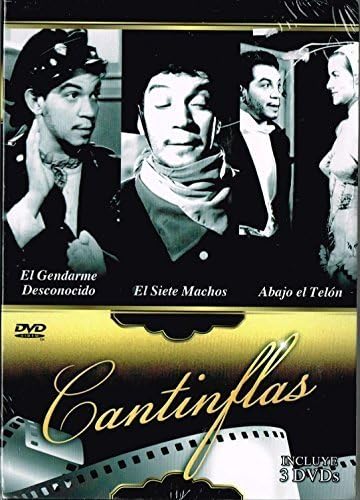 CANTINFLAS (3 PELICULAS) EL GENDARME DESCONOCIDO & EL SIETE MACHOS & ABAJO EL TELON [NTSC/Region 1 and 4 dvd. Import - Latin America]. by ALMA ROSA AGUIRRE CANTINFLAS