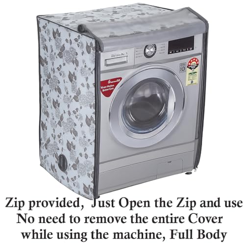Image of Sanavya LG Front Load Washing Machine Cover Suitable for LG 9Kg Front Load Washing Machine, AI Direct Drive, Steam FHV1409Z2M)