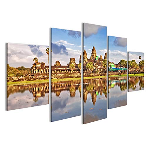 islandburner Tableau Tableaux sur Toile Angkor Wat Temple, SIEM Reap, Cambodge. Images Impression Cadeau CZA