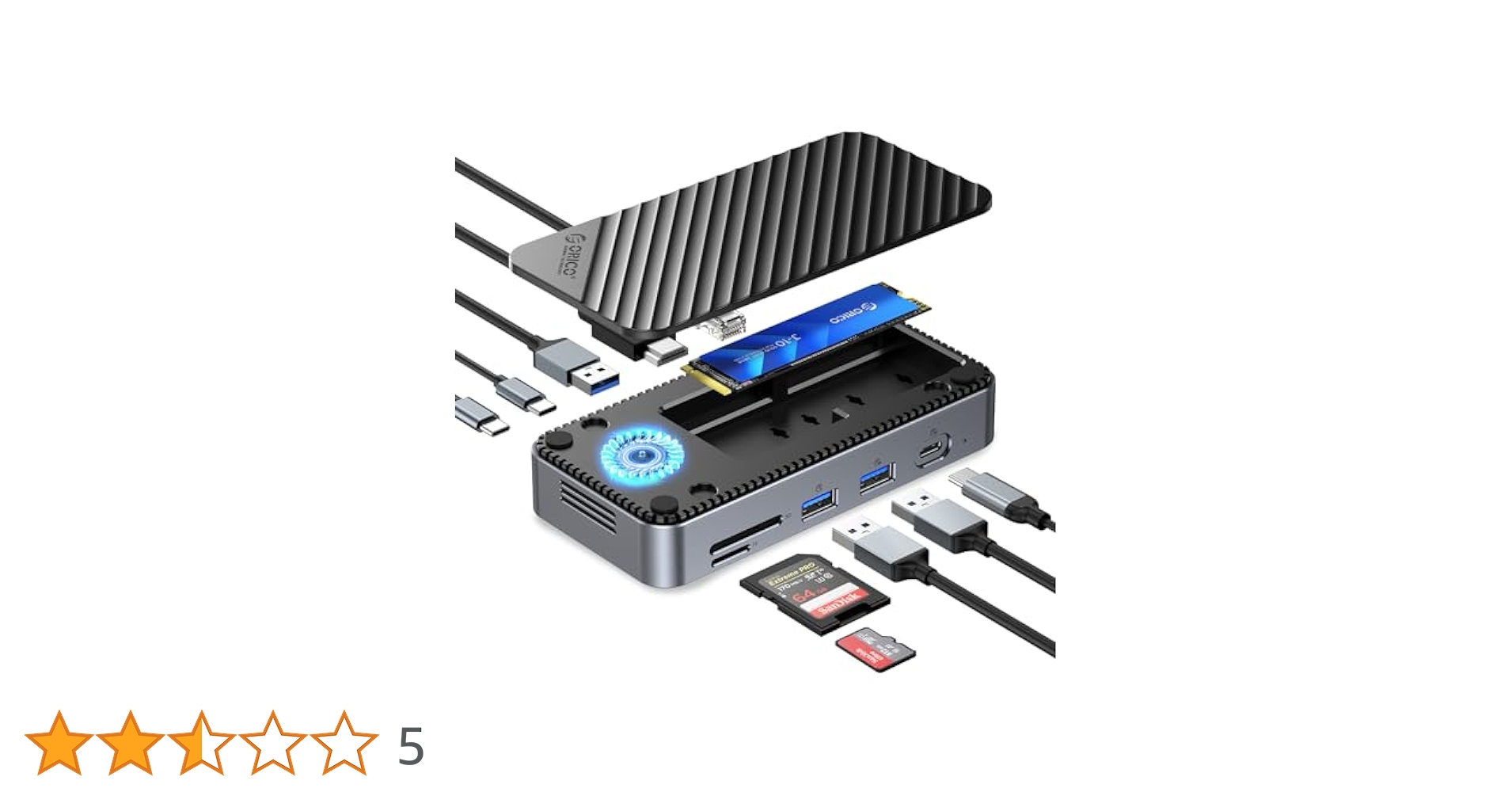 1TB SSD内蔵 M.2拡張ドック / 4K60Hz / 100W PD 1TB SSD内蔵 M.2拡張ドック / 4K60Hz / 100W PD