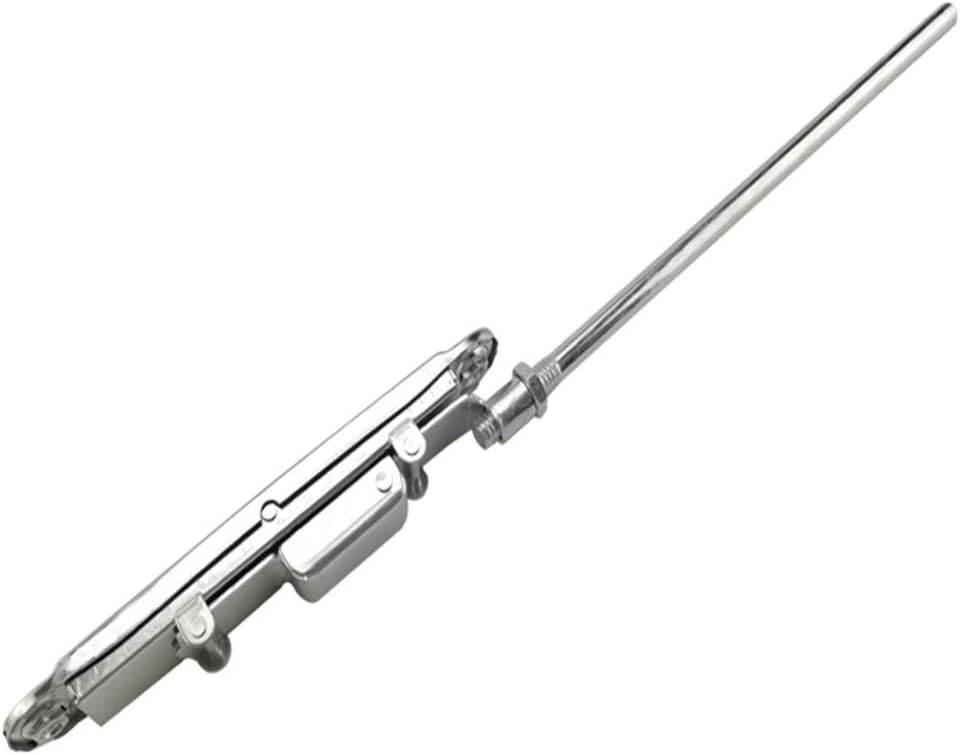 Bolt Latch Lock, Door Barrel Bolt, 304 Stainless Steel Security Door Guard Lever Action Flush Bolt Latch Slide Bolt Lock Satin Nickel Brushed