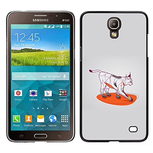 Mdmg/Cover Rigida a scatto Pelle Custodia - Gatto