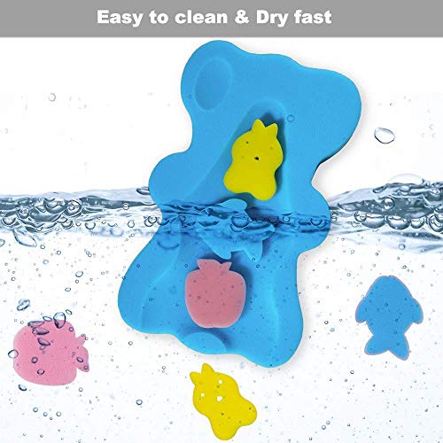 image for RedSuns Sponge Baby Bath Mat Baby Tubs for Infants Soft Infant Bath Sp