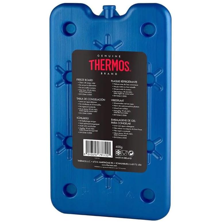 AMK® Thermos Freeze Board Ice Pack Block 400g For Cool Bag Chill Box Cooler Large Cold Drink Chiller