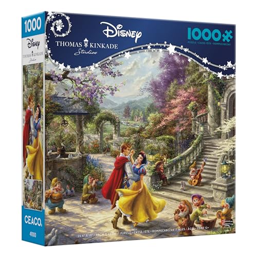 Ceaco 3183-23 Disney - Thomas Kinkade - Snow White Dancing In The Sunlight - 1000 Piece Jigsaw Puzzle thumb #3