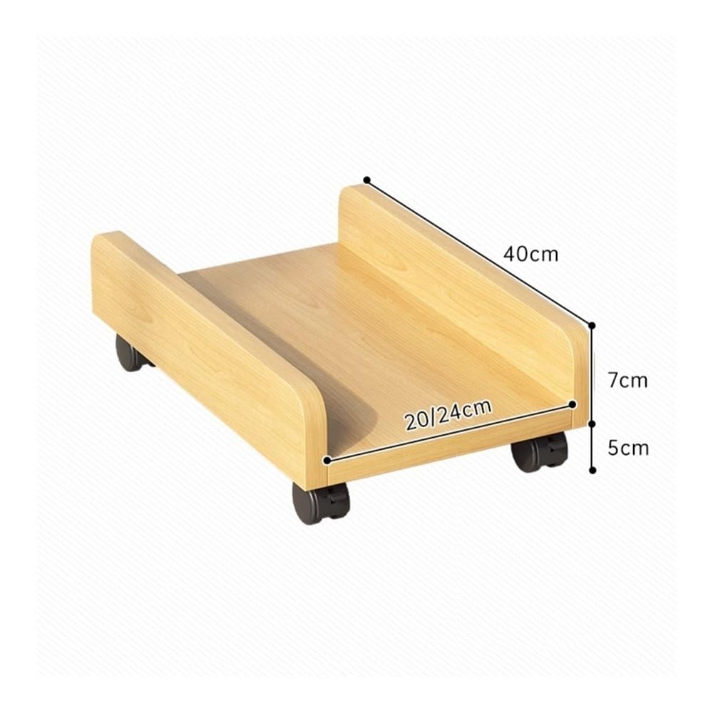 Akcesoria komputerowe Mobile CPU Stand Cart，Universal Wheel PC Tower Stand Home Office PC Stand CPU Stand for Floor Carpet Gaming PC Case Stojak na wieżę komputerową