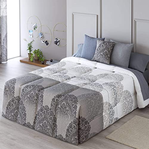 Confecciones Paula - Edredón conforter LUGO - Cama 150Cm - Color Gris