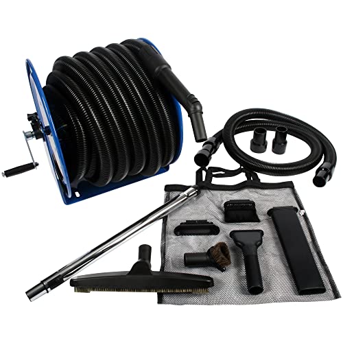 Cen-Tec Systems Industrial Steel Hose Reel and Vacuum