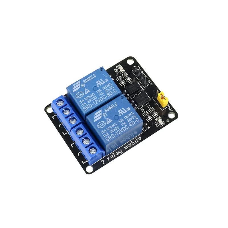 Electronic Spices 12v 2 Channel Relay Module With Light Coupling-image-15