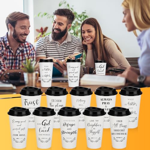Skylety 40 Pack Christian Gifts Bulk 16oz Bible Verse Tumbler with Lids by Skylety - Used condition - Image 7