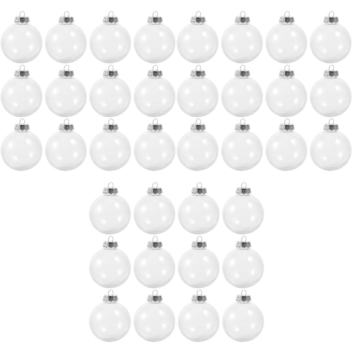Boules de Noël 3D transparentes à garnir pour ateliers créatifs et décoration de table en famille