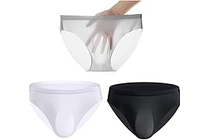 Men's Breathable Ice Silk Seamless Briefs